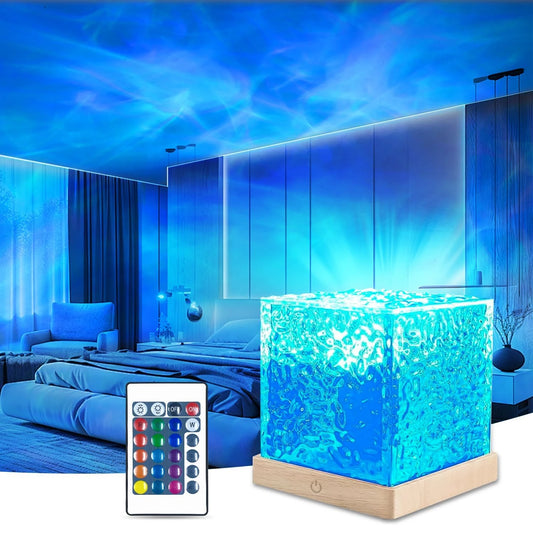 Northern Lights Cube Lamp 